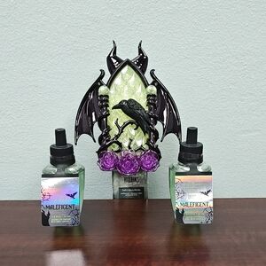 Bath & Body Works x Disney Villains MALEFICIENT Wallflower Plug + 2 Wallflowers